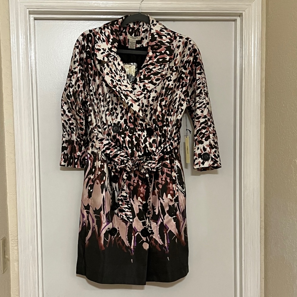 Vertigo Paris “Dripping Cheetah” Trench